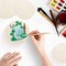 10Pcs 12 Inch Wood Circles for Crafts, Unfinished Wood Blank Wooden Door Hanger Sign